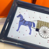 Поднос Hermes Atrium Hypnomobile 41,5*30,5*3,4 см синий (17344)