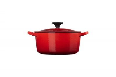 Чугунная эмалированная кастрюля с крышкой с феноловой ручкой, 18 см, Le Creuset  (14245)