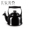 Чайник Le Creuset  со свистком, черный (14545)