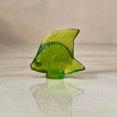 Фигурка Lalique Angelfish, зеленая (14645)