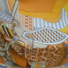 Платок Hermes кашемир+шёлк 125х125 см (14946)