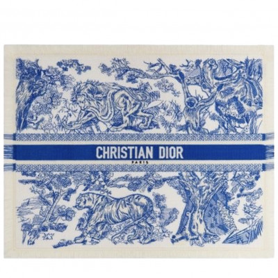 Салфетка сервировочная / плейсмат Christian Dior Toile De Jouy 29*43см (15246) голубой