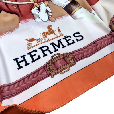 Плед Hermes Horses 150х150 см (8446) плюшевый