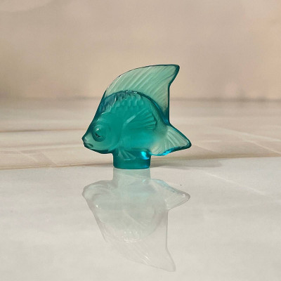 Фигурка Lalique Angelfish, бирюзовая (14647)