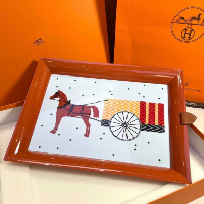 Поднос Hermes Atrium Hypnomobile 41,5*30,5*3,4 см терракот (17347)