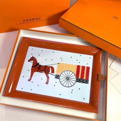 Поднос Hermes Atrium Hypnomobile 41,5*30,5*3,4 см терракот (17347)