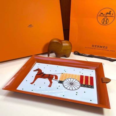 Поднос Hermes Atrium Hypnomobile 41,5*30,5*3,4 см терракот (17347)