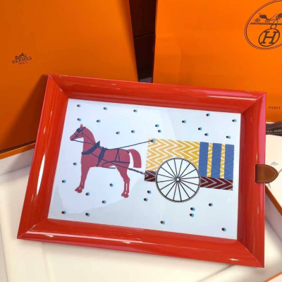 Поднос Hermes Atrium Hypnomobile 41,5*30,5*3,4 см красный (17348)