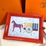 Поднос Hermes Atrium Hypnomobile 41,5*30,5*3,4 см красный (17348)