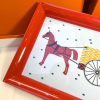 Поднос Hermes Atrium Hypnomobile 41,5*30,5*3,4 см красный (17348)