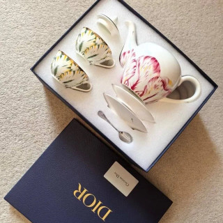 Чайный сервиз на 2 персоны Dior Maison Champs de Tulipes 160 мл (18648)