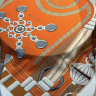 Платок Hermes кашемир+шелк 135*135 см (17551)