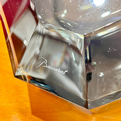 Ваза Baccarat Octogone 25см (13755) чёрная