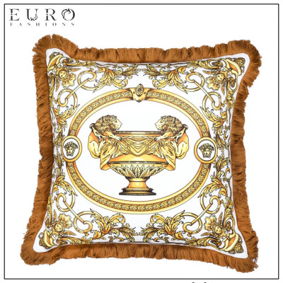 Подушка Versace Medusa 45х45 см (8856) белая