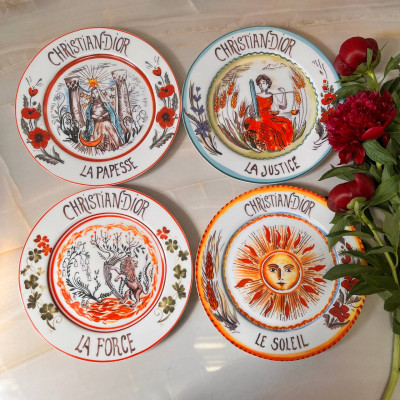 Набор тарелок Christian Dior Tarot and Puglia Le Soleil 4 шт 26 см (12659)