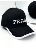 Бейсболка Prada, черная (14460)