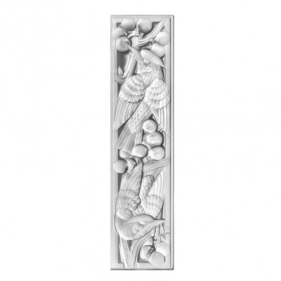 Декоративная панель Lalique Merles et Raisins 52х13см (16762)