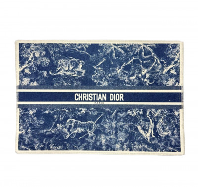 Салфетка сервировочная / плейсмат Christian Dior Toile De Jouy 29*43см (14668) тёмно-синий