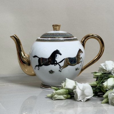 Чайник Hermes Cheval d'Orient, круглый (10473)