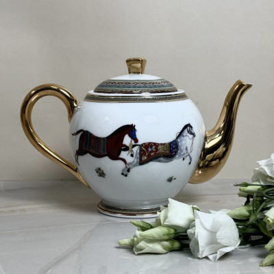 Чайник Hermes Cheval d'Orient, круглый (10473)