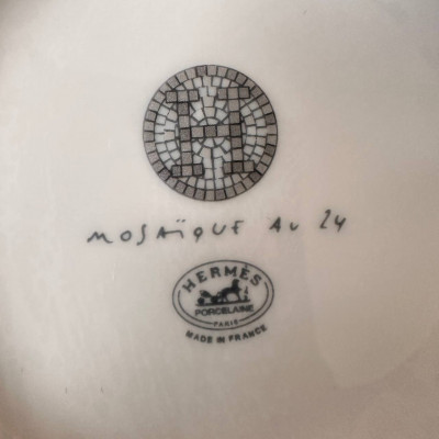 Чайный сервиз Hermes Mosaique platinum на 6 персон (15473)
