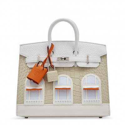Сумка Hermes Birkin 20 Faubour PHW (15873)