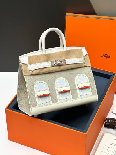 Сумка Hermes Birkin 20 Faubour PHW (15873)