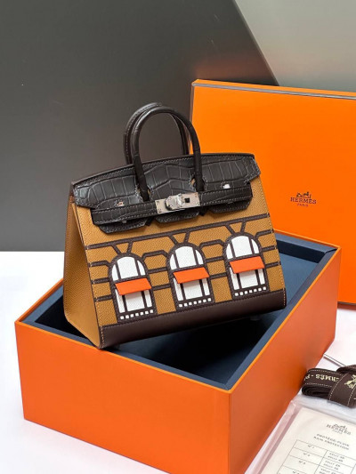 Сумка Hermes Birkin 20 Faubour PHW (15874)