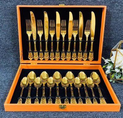 Столовые приборы Hermes Gold (24 предмета, 6 персон) (10075)