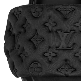 Мюли женские Louis Vuitton черные (14375)