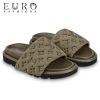 Мюли женские Louis Vuitton хаки (14379)