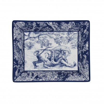 Монетница Dior Toile de Jouy 21х17см (13680) синяя