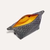 Косметичка Goyard 25*12*24 см серый антрацит (15281)