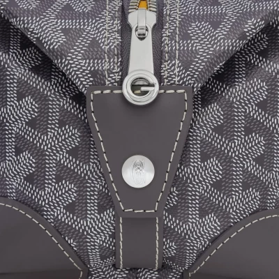 Косметичка Goyard 25*12*24 см серый антрацит (15281)