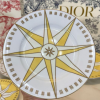 Набор тарелок Christian Dior 4шт (17483) желтые