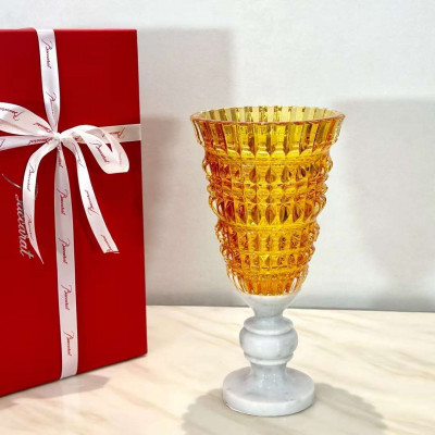 Ваза Baccarat New Antique 34см (16784) янтарная