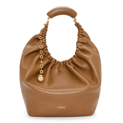 Сумка LOEWE Squeeze Medium коричневая (15585)