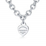 Подвеска Tiffany&Co Heart Tag Chain Link (15389)