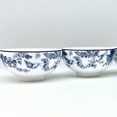 Салатник малый Christian Dior Toile de Jouy 0,5л (13692) синий