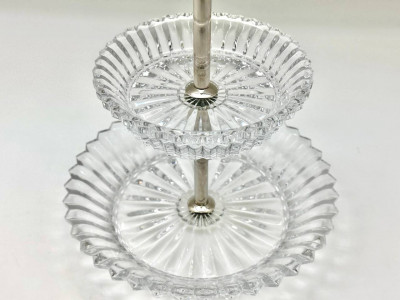 Фруктовница этажерка Baccarat Mille Nuits (13994) двухъярусная
