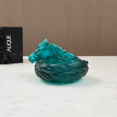 Статуэтка-менажница Lalique лошадка 25*14 см (18594)