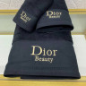 Полотенце Christian Dior, 3 шт черное (12696)