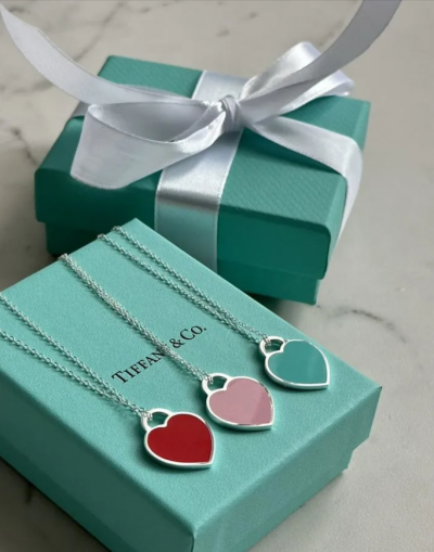 Колье Tiffany&Co Blue Small Heart (14596)