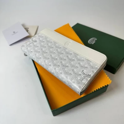 Кошелек Goyard 20*10,5 см серо-молочный (17297)