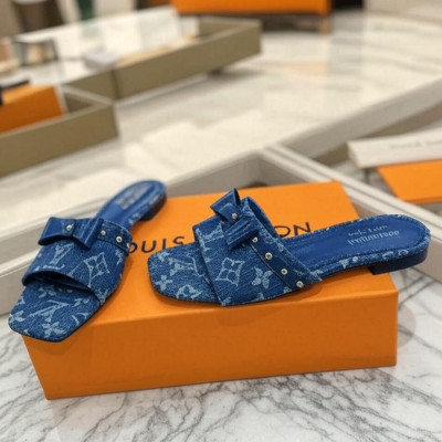 Шлепанцы Louis Vuitton x Murakami denim (16898)