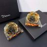 Статуэтка Daum Arum Rose 8см янтарная (17998)