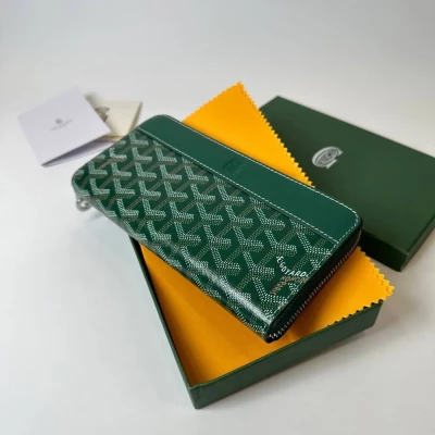 Кошелек Goyard 20*10,5 см зеленый (17299)